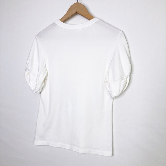 A.L.C. Keira medium white puffed sleeve T-shirt - Picture 9 of 10